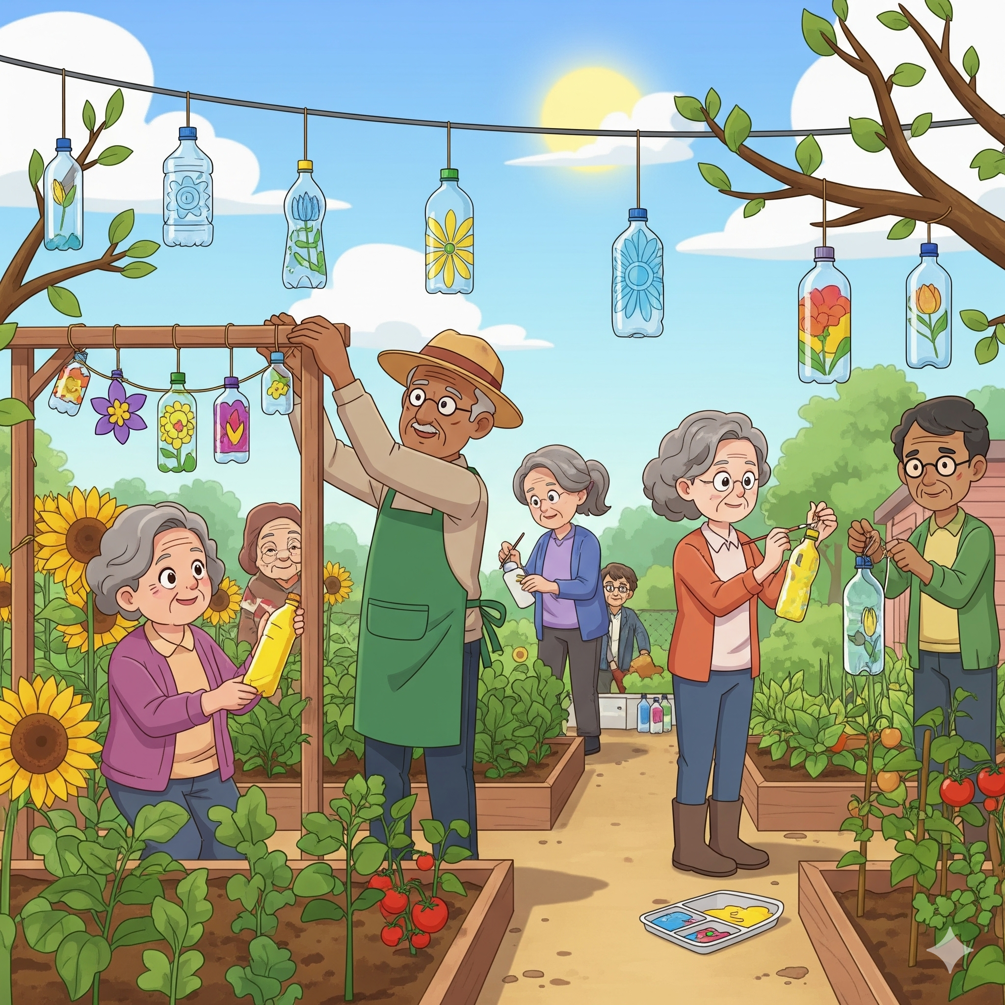Horta comunitária da Vila Dignidade